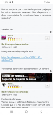 Hola a todos-as. 
Como puse en presentación, soy Damian y bueno, mi última carabina de aire fue una gamo 80