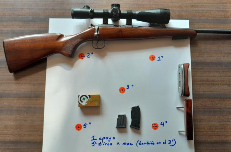 Vendo carabina BRNO .22 usada,  en perfecto estado y con un cañón extraordinario.
Ayer en una prueba de 01