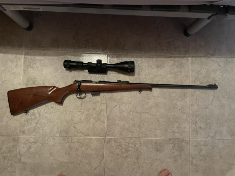 Buenas noches,

Pongo a la venta una CZ del 22magnum modelo 452 en perfecto estado con visor. 

Aceptaría 00