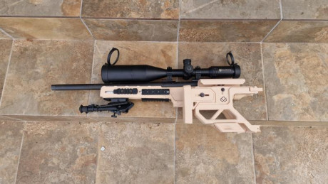 A ver qué os parece como está quedando mi R700 en calibre 300 blackout 10