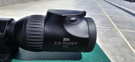 Vendo Visor Swaroski Z6 i 2.5-15×56 P HD, Con torreta Balistica. Incluye anillas Warne, Nivel Vortex y 01