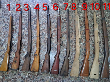 A la venta Culatas para FUSIL de varios modelos:

 1- Mauser Argentino carabina.               120 €
 01
