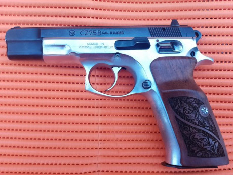 Hola amigos! ya que se muestran tantas armas buenas creo que a los propietarios de una cz 75 se nos tendría 90