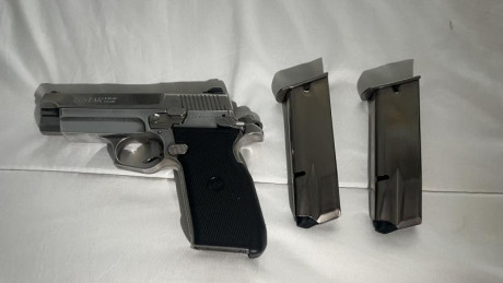 Gracias a todos por vuestro interés. Se ha vendido. 
Un saludo. 

Se vende pistola guiada en F. Compacta 21