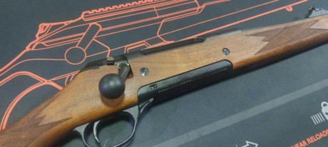 Haenel j10 calibre 3006
Modelo estándar 
892€
Nuevo a estrenar 
Contacto 628381278
Disparador de pelo 02