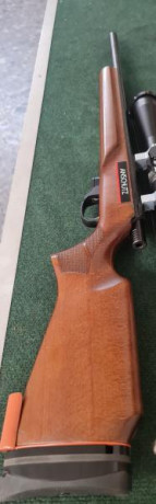 Vendo carabina anschutz 1761 calibre 22 lr cañon seleccionado dos cargadore guia de vaqueta protector 00
