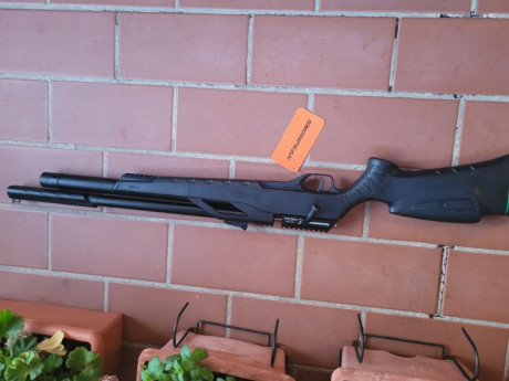 Vendo esta carabina pcp nueva sin uso ganada en un concurso calibre 4.5  
205 EUROS PUESTA EN CASA 00