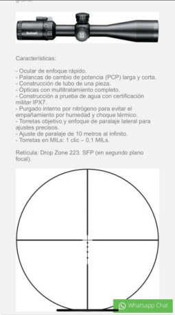 Vendo este visor Compacto en perfectas condiciones, prácticamente sin uso, solo en una carabina del 22 12