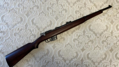 Vendo carabina Destroyer de calibre 9mm parabellum, en perfecto estado, maderas restauradas al aceite, 02