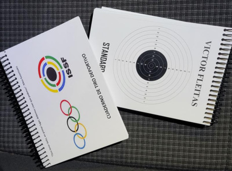 Buenas tardes, vendo cuadernos de tiro para llevar el control de entrenamientos, competiciones sociales, 01