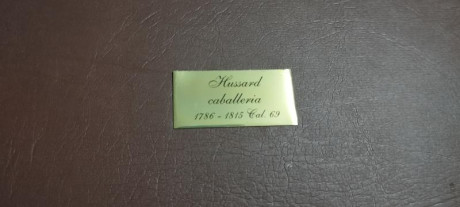 Vendo carabina Le Hussard caballeria calibre 69 de Pedersoli con accesorios y caja.
Edición numerada de 20