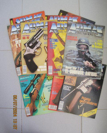 VENDO:

LOTE REVISTAS ARMAS y MUNICIONES.-
Números 1 al 19 + un número Edición Especial.-
En buen ESTADO 01