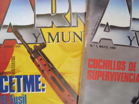 VENDO:

LOTE REVISTAS ARMAS y MUNICIONES.-
Números 1 al 19 + un número Edición Especial.-
En buen ESTADO 00