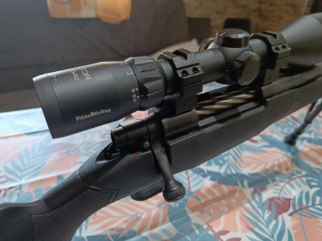 Lo dicho, se vende Mossberg Patriot en 30-06 con visor Nikko Stirling metor 2.5-10x50 y bípode tipo Harris 01