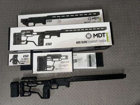 Vendo culata MDT ACC Elite para R700 SA (acción corta) RH, 6 meses de uso. 1650€+portes. Contactar por 00
