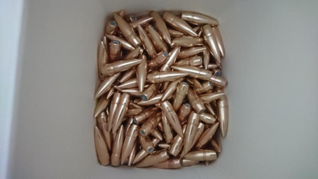 Pues eso dispongo de 700 puntas calibre 30 -308W.  150 grains FMJ
Por 225 euros las tienes en casa.
Como 00