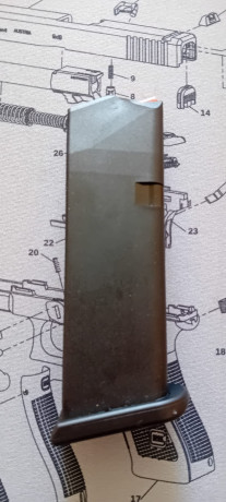 CARGADOR GLOCK 43X/48 9x19 10 BALAS Nuevo, sin uso.
COMPATIBLE SOLO CON LOS MODELOS GLOCK 43X Y GLOCK 01