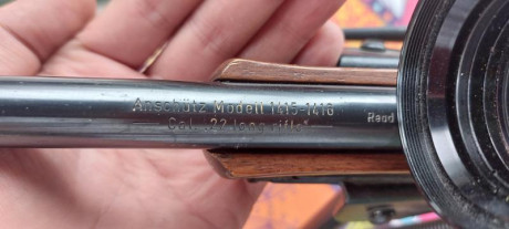 Buenas.
Vendo, por no utilizar, carabina de la prestigiosa casa Alemana Anchut.
Modelo.......1415
Calibre.........22 20
