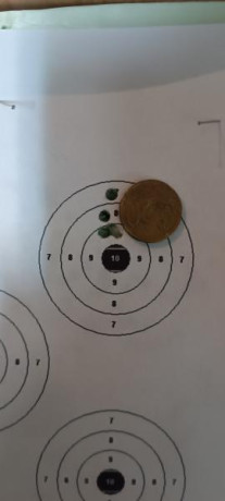 Bueno, para animar el foro un poco, propongo colgar fotos de dianas y arma usada para ello, pudiendo ser 80