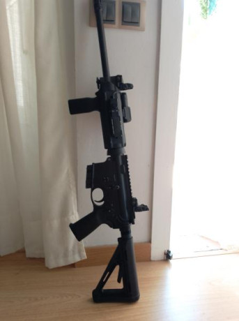 Rifle Ar15 de la marca Smith & Wesson modelo M&P 15, con cañón de 16 pulgadas en calibre .300 132