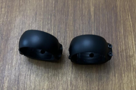 Tengo un juego de anillas blaser de 4,2 mm para visores de 30 mm y campana de hasta 56mm,
60€ 00