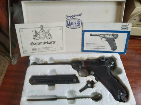 Iniciaremos con una artilleria Erfurt 1914, para continuar con una Mauser Original 4 pulgadas fabricada 82