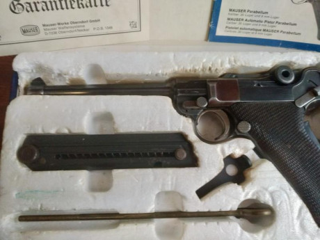 Iniciaremos con una artilleria Erfurt 1914, para continuar con una Mauser Original 4 pulgadas fabricada 81