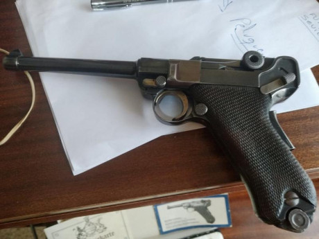 Iniciaremos con una artilleria Erfurt 1914, para continuar con una Mauser Original 4 pulgadas fabricada 80