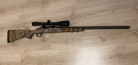 Pues al fin he podido montar y probar mi nuevo Remington 700 pcr con visor Bushnell match pro, y va de 32