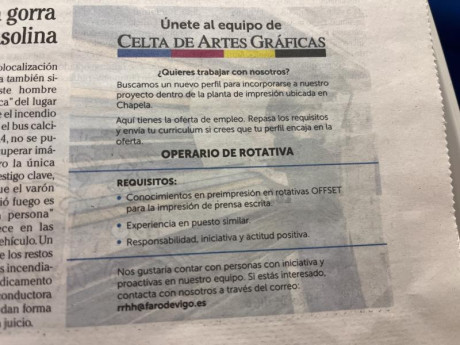 Pues se me ha ocurrido que podemos apuntarnos aquí los que buscamos trabajo y también los que ofrecen 120