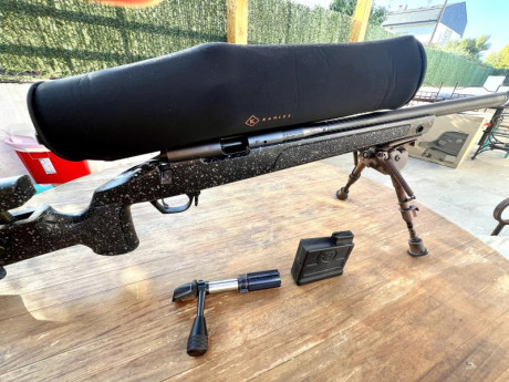 Se vende conjunto (de manera indivisible). De rifle trainer CARBON. Con cantonera regulable, Es el mismo 02