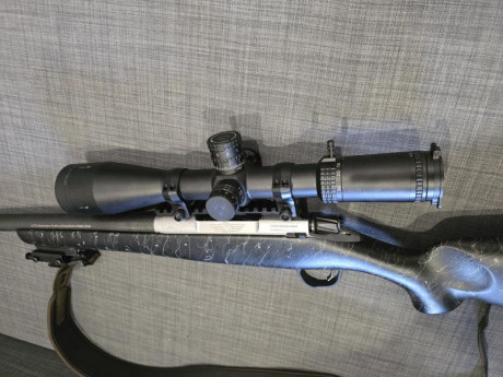 Vendo visor delta javelin 4.5x30.56 con reticula SMR-2 primer plano, usado unos meses en rececho, caja 02