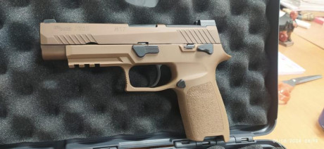 Hola a todos, 
Vendo de reestreno la Sig Sauer P320 M17 Cal. 9 mm en perfecto estado de reestreno, por 02