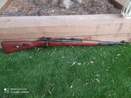   Buenas noches

Pongo en venta un Mauser modelo 98K en calibre 8x57IS.

Se trata de un Preduzece 44, 02