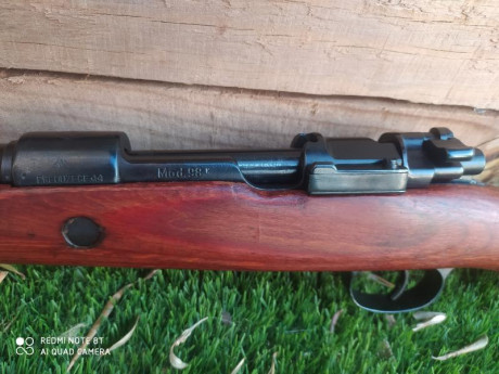   Buenas noches

Pongo en venta un Mauser modelo 98K en calibre 8x57IS.

Se trata de un Preduzece 44, 12
