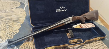 Blaser s2 calibre 8x57 jrs impecable y aimpoint micro h2 2 moas con tres salidas al campo y montura blaser 00