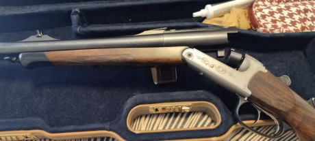 Blaser s2 calibre 8x57 jrs impecable y aimpoint micro h2 2 moas con tres salidas al campo y montura blaser 11