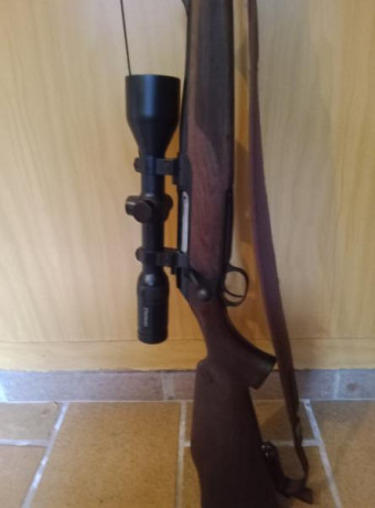 Para financiar otro proyecto se vende este magnífico sauer 202 en 6, 5x55 sw maderas preciosas y agrupación 02