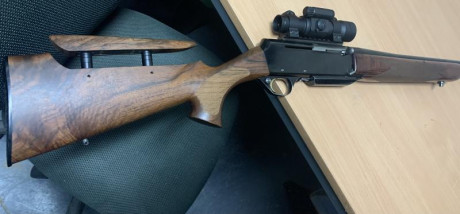 Vendo Browning bar mk2 calibre 30-06. Cañon y bascula recien cromados y culata con carrillera regulable. 00