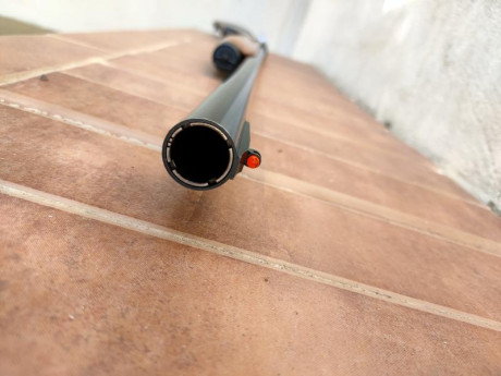 Vendo Benelli SL 125 superligera. Cañón con polichokes de 66 cm sin banda. Recámara 70 y ánima 18,3. Tengo 00