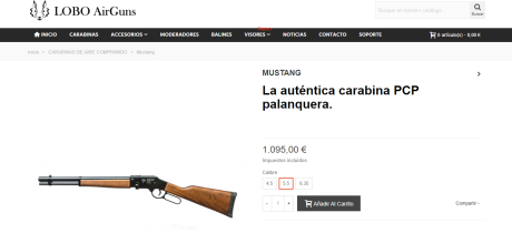 Muy buenas! El otro día enredando por una tienda online vi un modelo de hatsan con palanca como un winchester 30