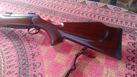 Para financiar otro proyecto se vende este magnífico sauer 202 en 6, 5x55 sw maderas preciosas y agrupación 81