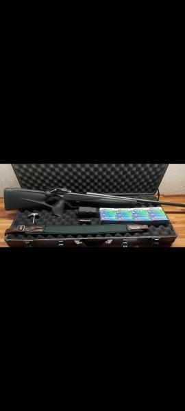 Se vende blaser R8 Success Long Range
Calibre 338 Lapua Mágnum 
Cargador separable 
Cañon semi pesado 00