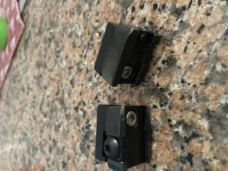 Monturas completas. Se usaron en un SAKO 85 (cola milano), están impecables y son para carril SR. (SWAROVSKI 00