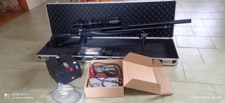 Hola, tengo a la venta un capricho que me dí este junio, con facturas y en garantía. Carabina Sonwpeack 02