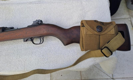 Vendo por falta de uso, autentica carabina americana de la II Guerra Mundial fabricada por Underwood Elliot-Fisher 02