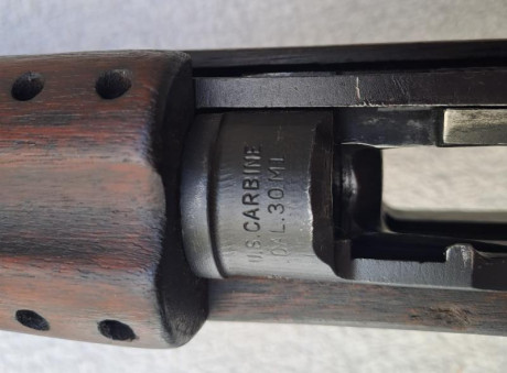 Vendo por falta de uso, autentica carabina americana de la II Guerra Mundial fabricada por Underwood Elliot-Fisher 10