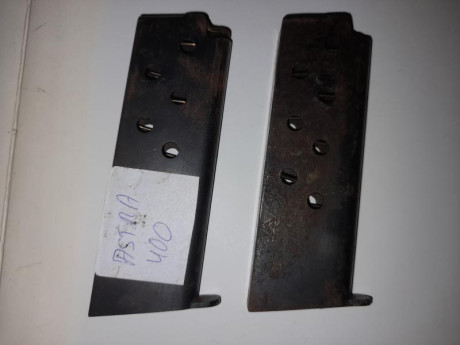 Vendo los siguientes cargadores:
-Star firestar calibre 9 m/m Pb.  (Vendidos) 
-S&W 6904, 35 uros 61