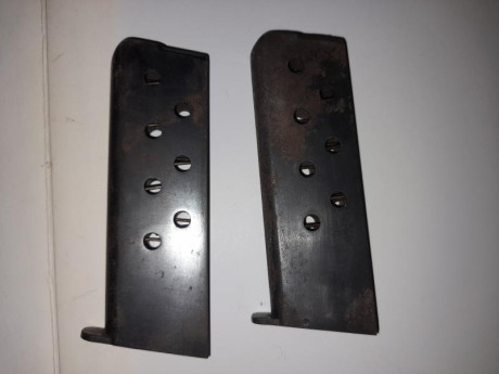 Vendo los siguientes cargadores:
-Star firestar calibre 9 m/m Pb.  (Vendidos) 
-S&W 6904, 35 uros 60