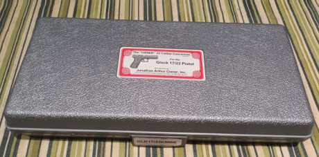 Vendo en A Coruña 
Kit conversión 22 lr para Glock 17/22
Arthur Ciener
Por no usar
Le gusta la municion 02